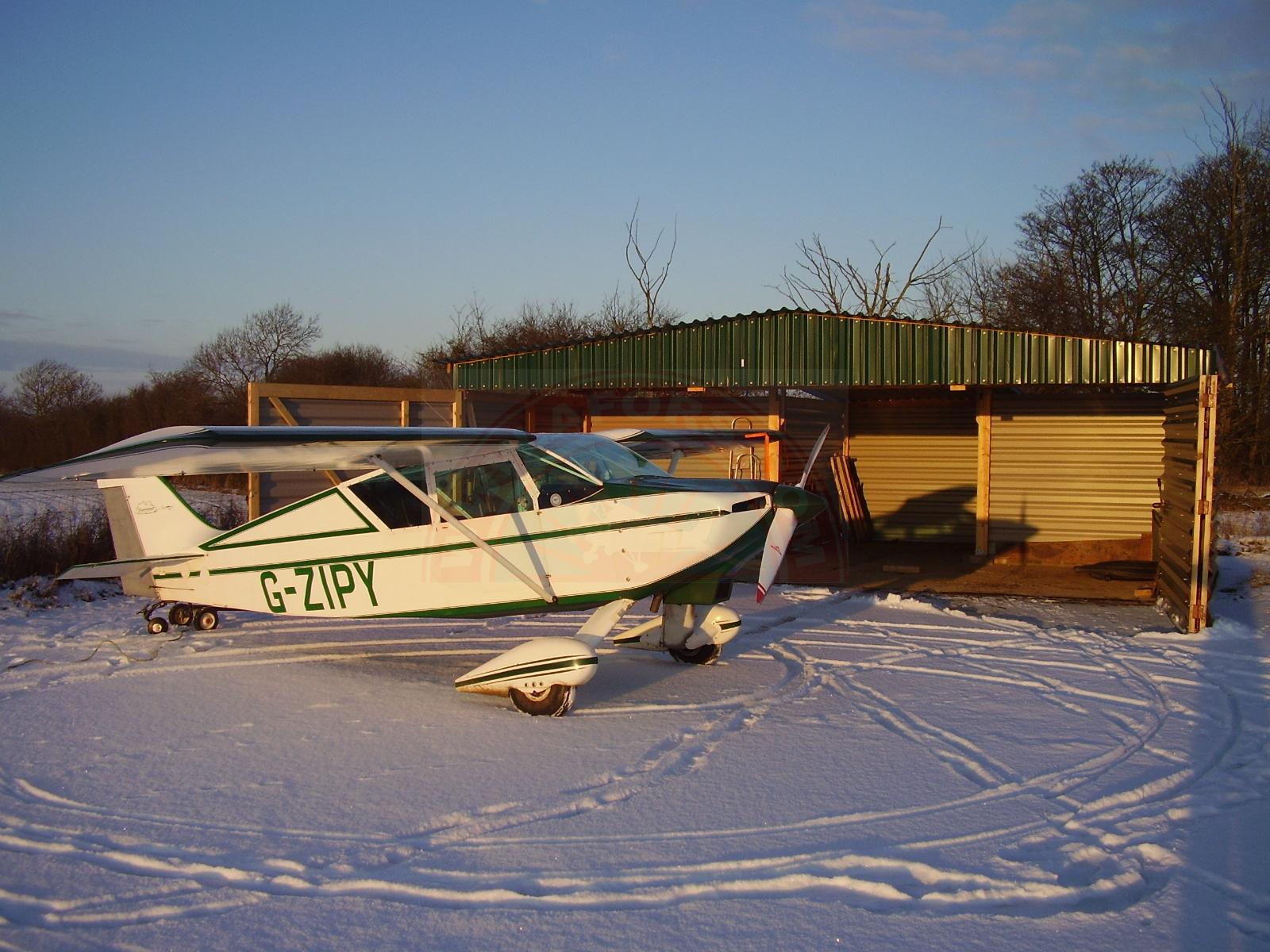 in its own private hangar