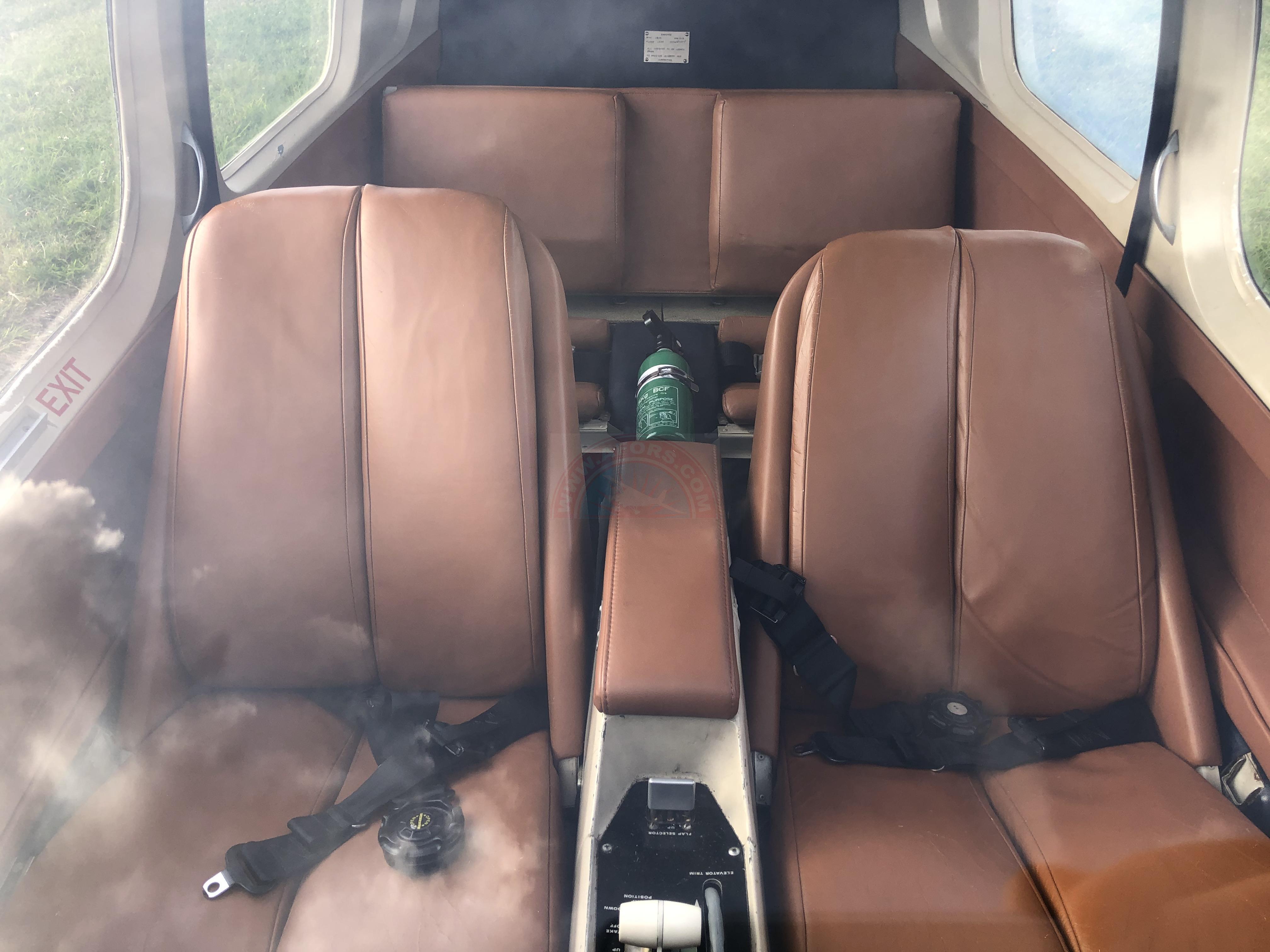 Tan leather interior